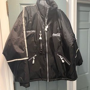 Men’s Winter Coat with Coca-Cola Embroidered Logo. NWT